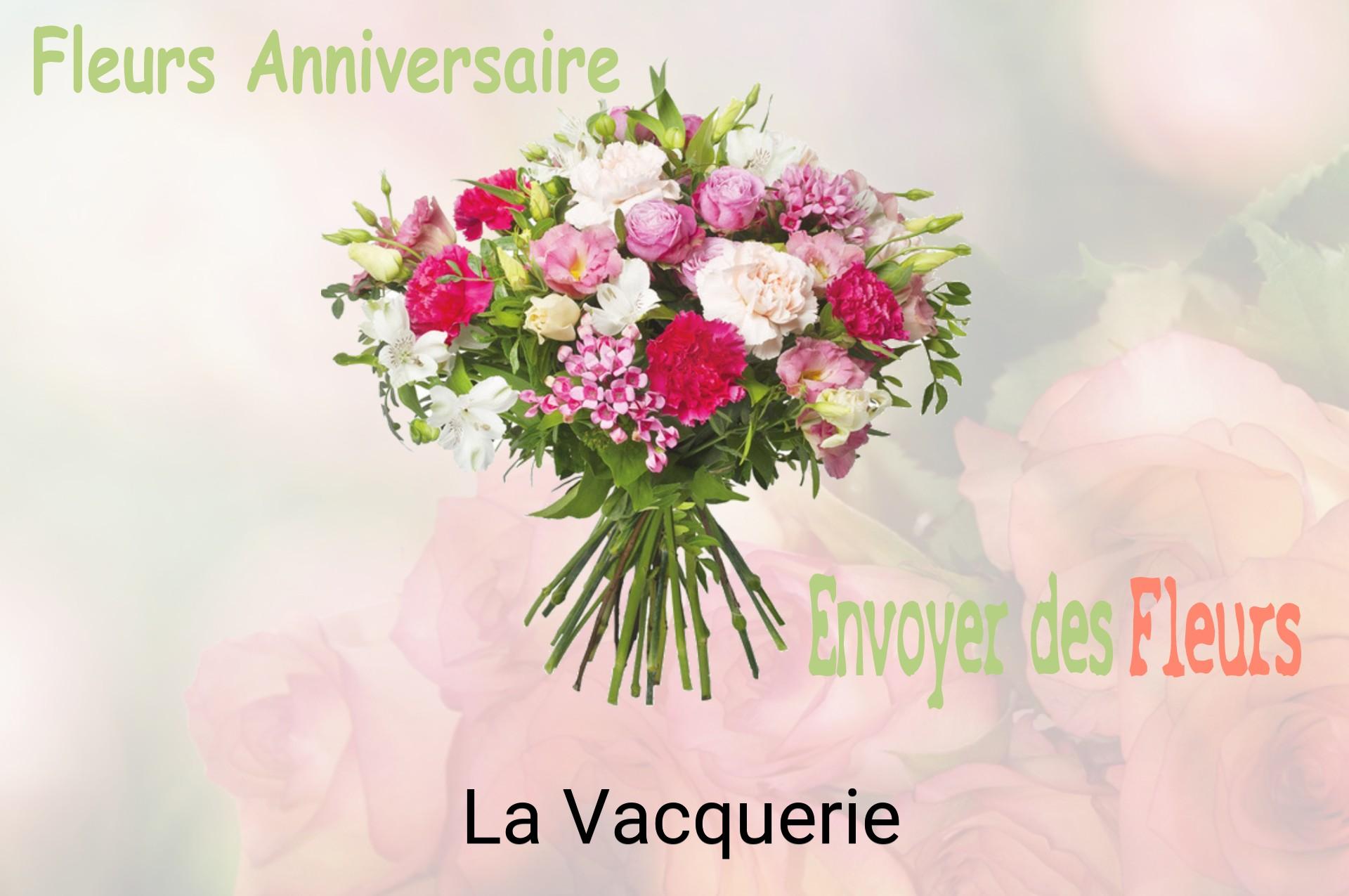 Bouquet de fleurs d’anniversaire livré à La Vacquerie